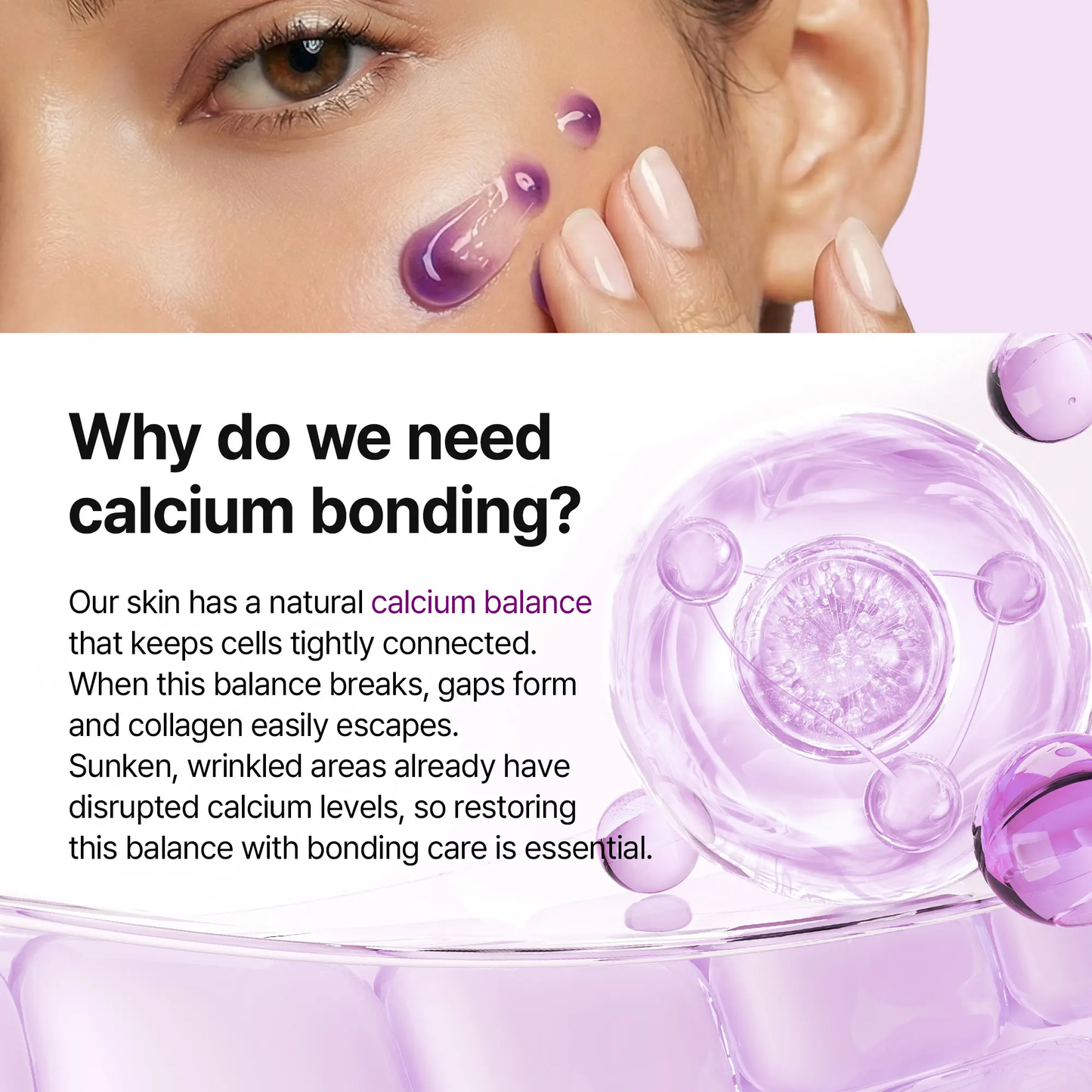 Final 3 Hours: 70%ОFF🔥 [Dr.Coreunveil Official] Calcium Bonding Eye Cream formulated for Sunken Under-Eyes, Sagging Eye Bags, and Fine Lines